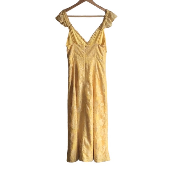 Revolve Majorelle Draven Midi Dress Yellow, size S - Picture 4 of 14